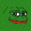 Logo pepe in a memes world (PEW) - Cryptomonnaie